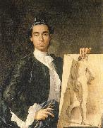 Luis Menendez Self-Portrait oil painting